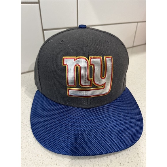 New York Giants New Era 59FIFTY Fitted Hat 7 1/4 Gray Blue Gold Red - Picture 1 of 4